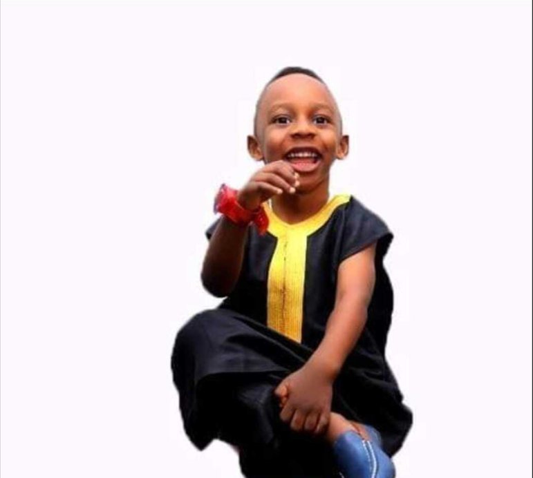 Little Nathaniel having fun